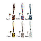 Maxbell ID Card Holder Lanyard with Clip Badge Holder for School Worker styleA