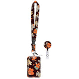 Maxbell ID Card Holder Lanyard with Clip Badge Holder for School Worker styleA