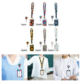 Maxbell ID Card Holder Lanyard with Clip Badge Holder for School Worker styleA