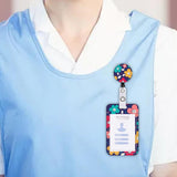 Maxbell ID Card Holder Lanyard with Clip Badge Holder for School Worker styleC