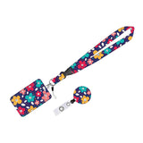 Maxbell ID Card Holder Lanyard with Clip Badge Holder for School Worker styleC
