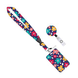 Maxbell ID Card Holder Lanyard with Clip Badge Holder for School Worker styleC
