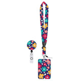 Maxbell ID Card Holder Lanyard with Clip Badge Holder for School Worker styleC