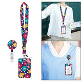 Maxbell ID Card Holder Lanyard with Clip Badge Holder for School Worker styleC
