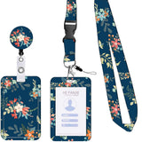 Maxbell ID Card Holder Lanyard with Clip Badge Holder for School Worker styleD