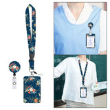 Maxbell ID Card Holder Lanyard with Clip Badge Holder for School Worker styleD