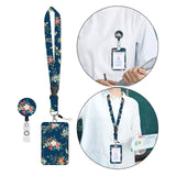 Maxbell ID Card Holder Lanyard with Clip Badge Holder for School Worker styleD