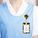 Maxbell ID Card Holder Lanyard with Clip Badge Holder for School Worker styleE