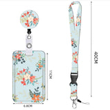 Maxbell ID Card Holder Lanyard with Clip Badge Holder for School Worker styleE
