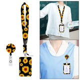 Maxbell ID Card Holder Lanyard with Clip Badge Holder for School Worker styleE
