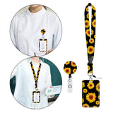 Maxbell ID Card Holder Lanyard with Clip Badge Holder for School Worker styleE