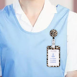 Maxbell ID Card Holder Lanyard with Clip Badge Holder for School Worker styleF