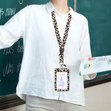Maxbell ID Card Holder Lanyard with Clip Badge Holder for School Worker styleF