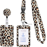 Maxbell ID Card Holder Lanyard with Clip Badge Holder for School Worker styleF
