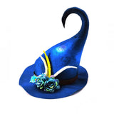 Maxbell Halloween Witch Hat Decorative Wide Brim Soft for Cosplay Festival Holiday