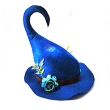 Maxbell Halloween Witch Hat Decorative Wide Brim Soft for Cosplay Festival Holiday