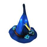 Maxbell Halloween Witch Hat Decorative Wide Brim Soft for Cosplay Festival Holiday