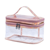 Maxbell Makeup Bag Makeup Tool Brushes Travel Toiletry Bag for Toiletries Bathroom Pink