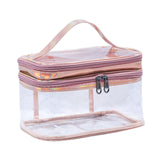 Maxbell Makeup Bag Makeup Tool Brushes Travel Toiletry Bag for Toiletries Bathroom Pink