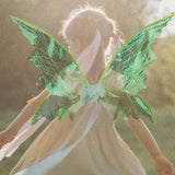 Maxbell Butterfly Fairy Wing Fancy Dress Costume Girls Child Prop Festival Dress up Green