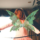 Maxbell Butterfly Fairy Wing Fancy Dress Costume Girls Child Prop Festival Dress up Green