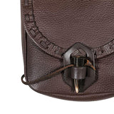 Maxbell Medieval Belt Pouch Durable Fanny Pack Purse Costume Accessories Brown