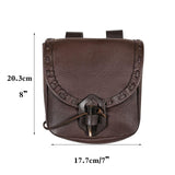 Maxbell Medieval Belt Pouch Durable Fanny Pack Purse Costume Accessories Brown