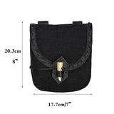 Maxbell Medieval Belt Pouch Waist Bag Durable Side Pack Big Capacity Wear Resistant