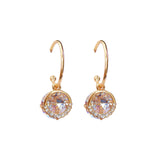 Maxbell Elegant Women Rhinestone Earrings Wedding Jewelry Gifts Dangle Earrings Gold