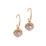 Maxbell Elegant Women Rhinestone Earrings Wedding Jewelry Gifts Dangle Earrings Gold