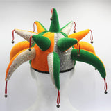 Maxbell Halloween Hat Tiaras Headdress Fancy Clown Hat for Cosplay Carnival Festival