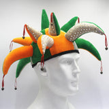 Maxbell Halloween Hat Tiaras Headdress Fancy Clown Hat for Cosplay Carnival Festival