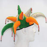 Maxbell Halloween Hat Tiaras Headdress Fancy Clown Hat for Cosplay Carnival Festival