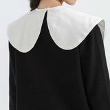 Maxbell False Doll Collar Cape Half Shirts Blouse Shawl Lapel Collar for Women Girls White