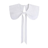 Maxbell False Doll Collar Cape Half Shirts Blouse Shawl Lapel Collar for Women Girls White