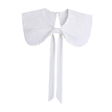Maxbell False Doll Collar Cape Half Shirts Blouse Shawl Lapel Collar for Women Girls White