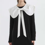 Maxbell False Doll Collar Cape Half Shirts Blouse Shawl Lapel Collar for Women Girls White