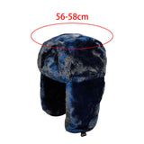 Maxbell Winter Trooper Trapper Hat Windproof Bomber Hats with Earflaps for Skiing Black