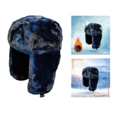 Maxbell Winter Trooper Trapper Hat Windproof Bomber Hats with Earflaps for Skiing Black