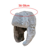 Maxbell Winter Trooper Trapper Hat Windproof Bomber Hats with Earflaps for Skiing Light Grey