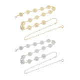 Maxbell Fashion Women Waist Chain Belt Waistband Metal Chain for Dress Shirts Outfit Gold