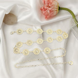 Maxbell Fashion Women Waist Chain Belt Waistband Metal Chain for Dress Shirts Outfit Gold