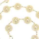 Maxbell Fashion Women Waist Chain Belt Waistband Metal Chain for Dress Shirts Outfit Gold