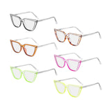 Maxbell Computer Eyewear Eyeglasses Blue Light Blocking Glasses for Women Teens Gray