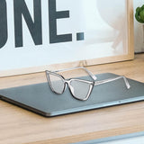 Maxbell Computer Eyewear Eyeglasses Blue Light Blocking Glasses for Women Teens Gray