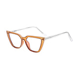 Maxbell Computer Eyewear Eyeglasses Blue Light Blocking Glasses for Women Teens Brown