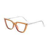 Maxbell Computer Eyewear Eyeglasses Blue Light Blocking Glasses for Women Teens Brown