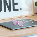 Maxbell Computer Eyewear Eyeglasses Blue Light Blocking Glasses for Women Teens Pink