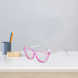 Maxbell Computer Eyewear Eyeglasses Blue Light Blocking Glasses for Women Teens Pink
