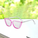 Maxbell Computer Eyewear Eyeglasses Blue Light Blocking Glasses for Women Teens Pink